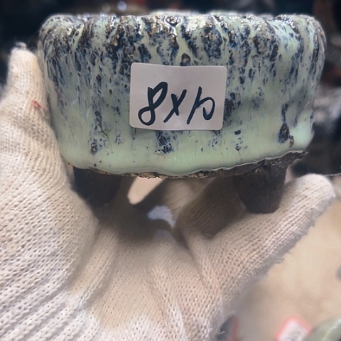 红陶粗陶花盆手工