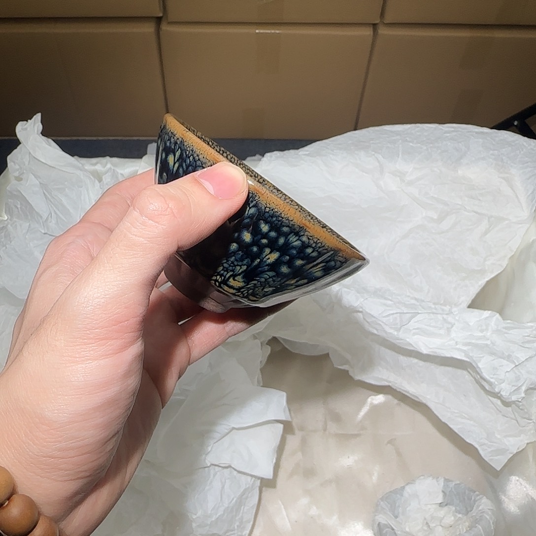 茶盏微瑕建盏，介意勿拍