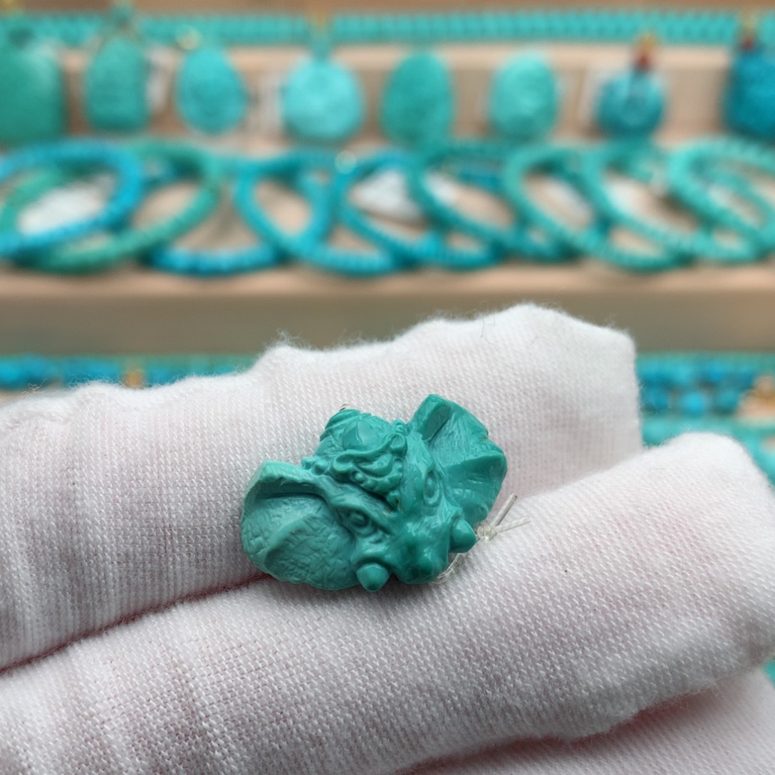 绿松石未镶嵌珠宝奇石21mm