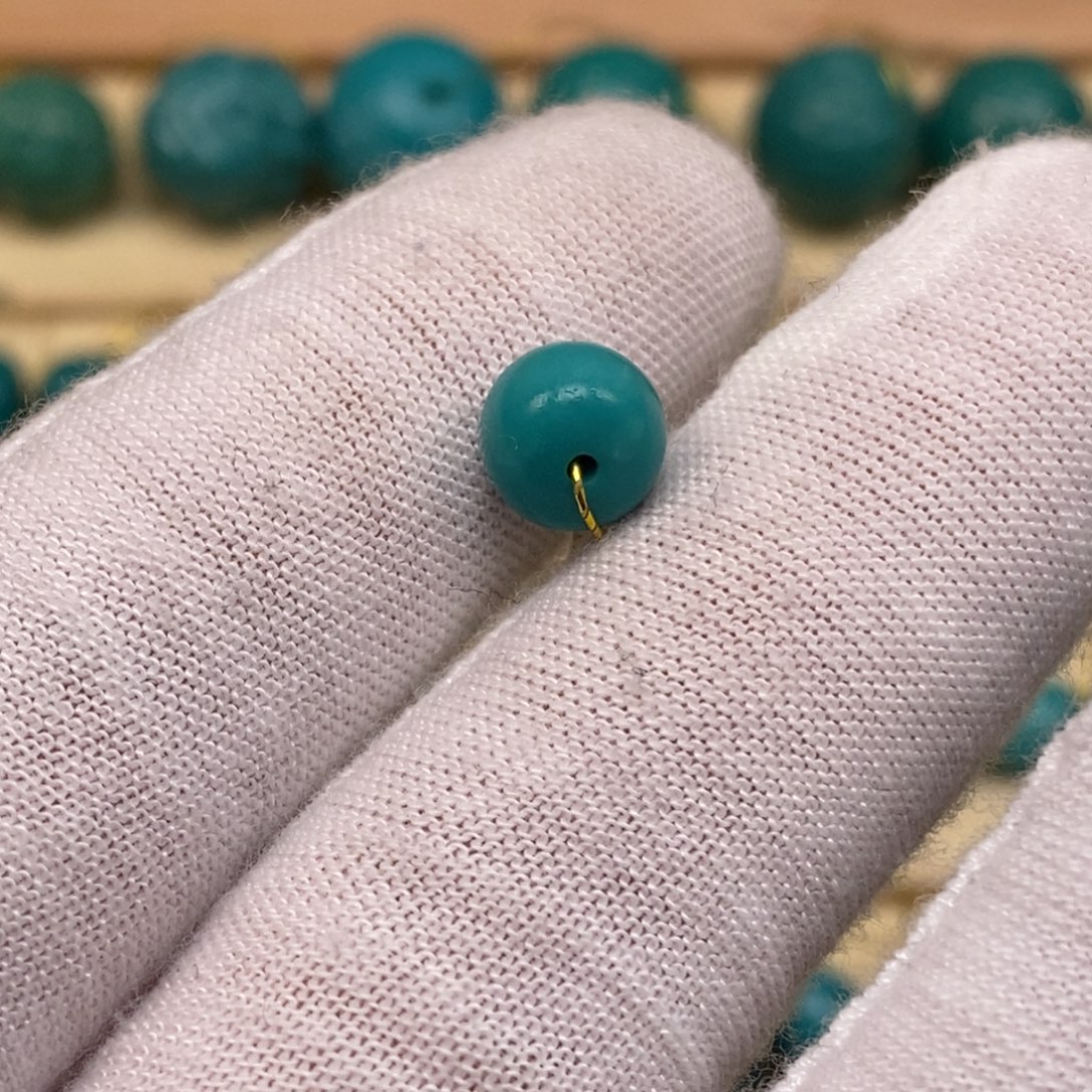绿松石未镶嵌珠宝奇石324/8.0mm