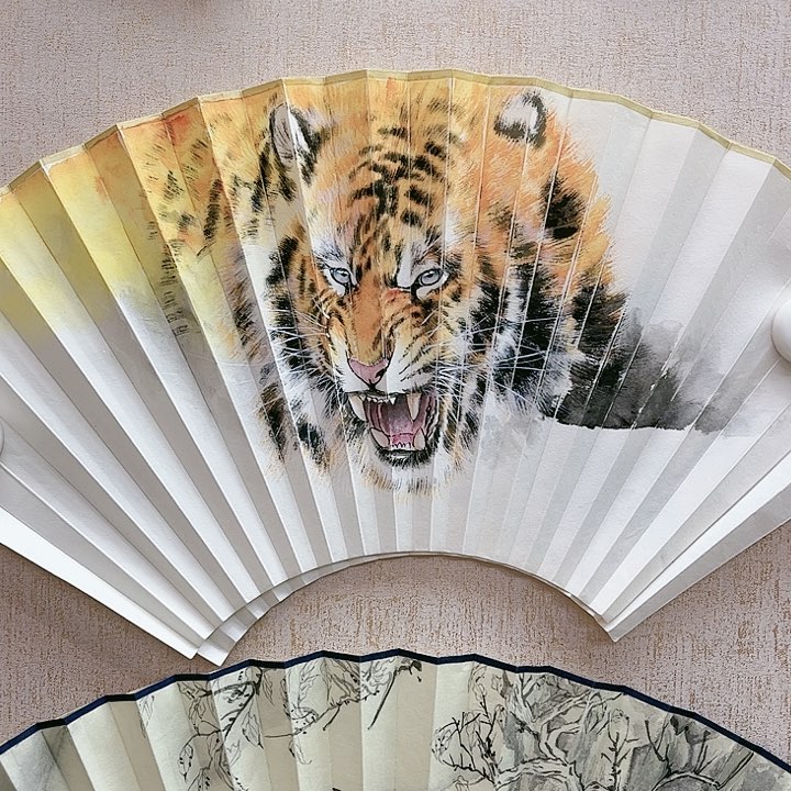 扇子95寸16方2.0扇面折扇