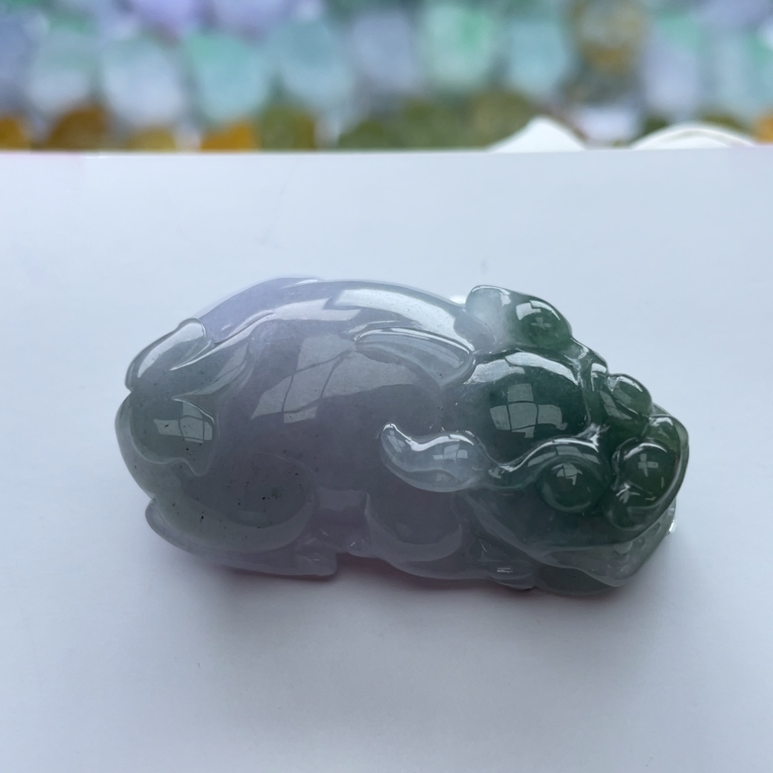 翡翠颈饰未镶嵌貔貅