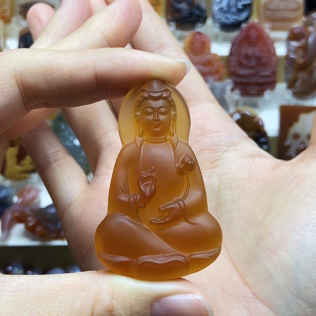 Y***你玛瑙/玉髓未镶嵌颈饰