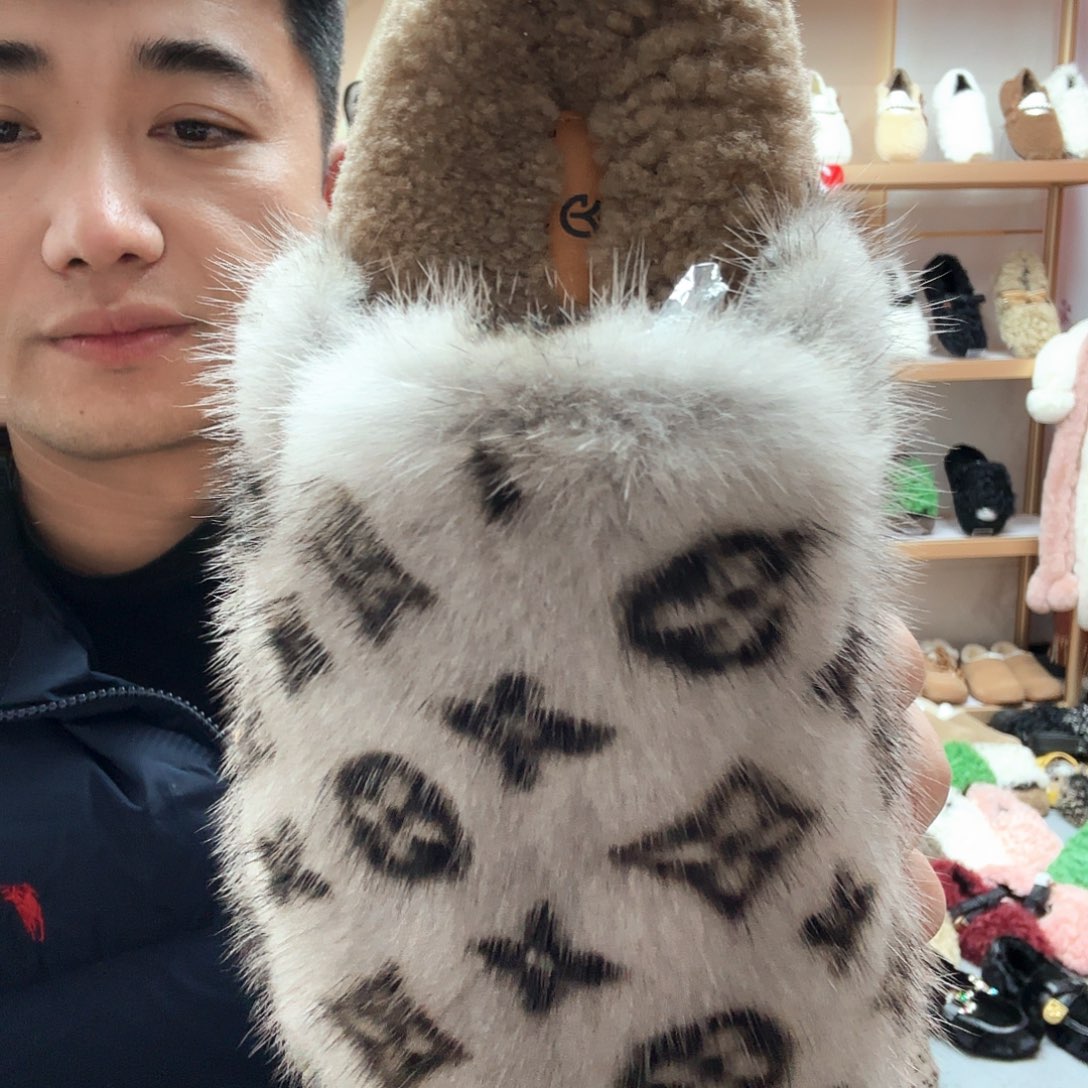 套趾款貂毛老花半包39码