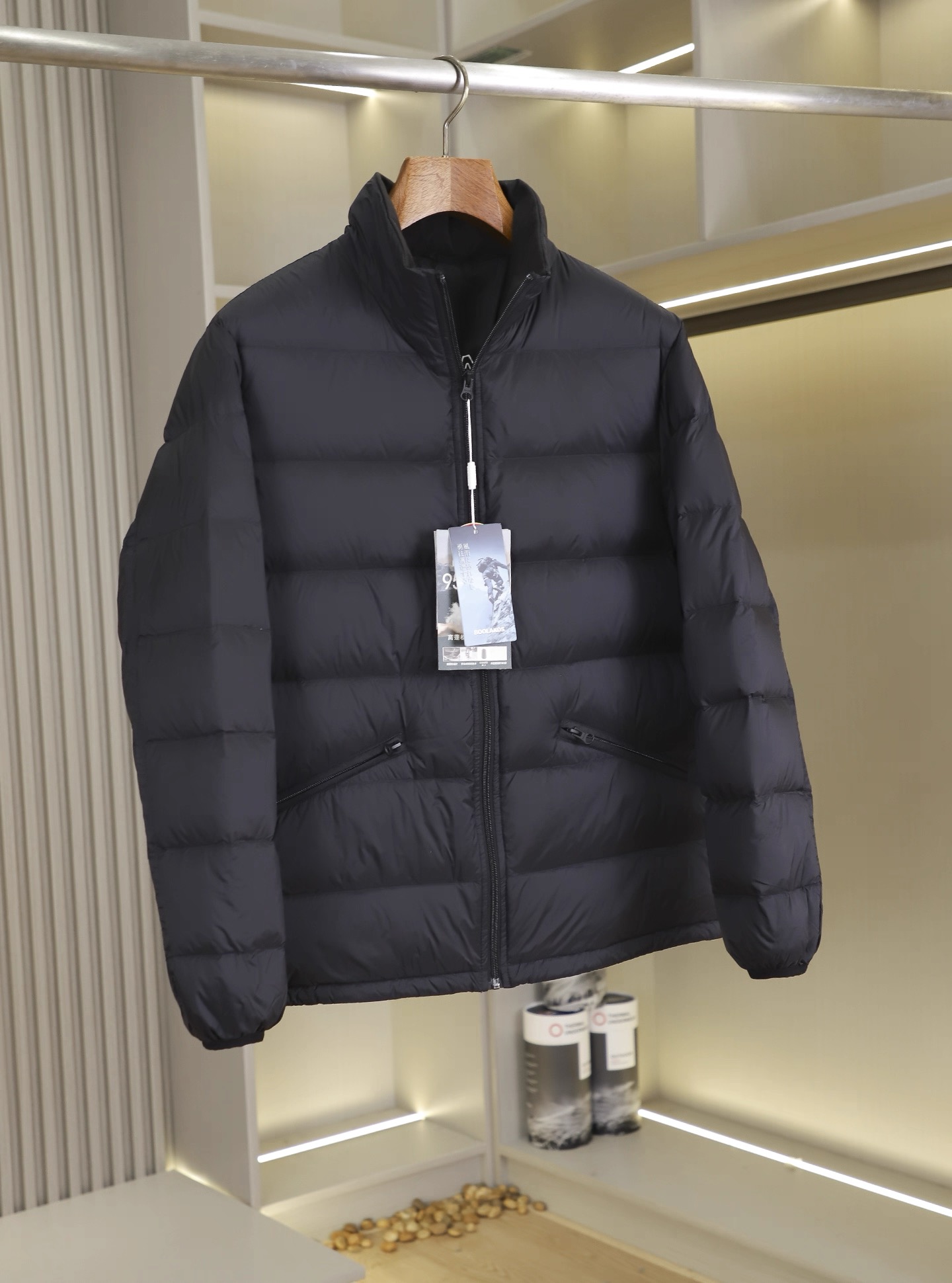 K3971 轻量高蓬松防风防水保暖外套男羽绒服 Q666-1286-2