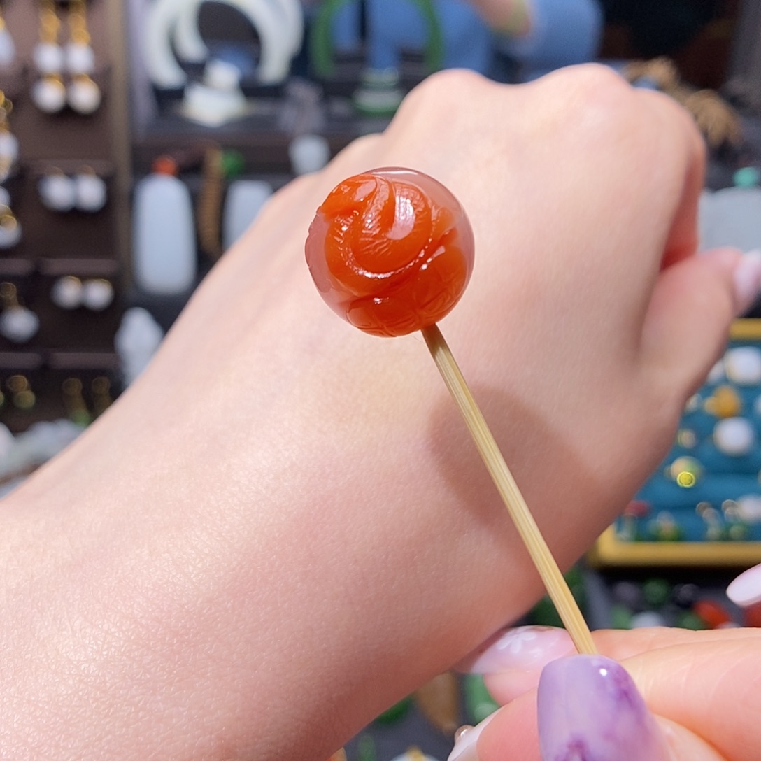 南红玛瑙挂件未镶嵌v***p