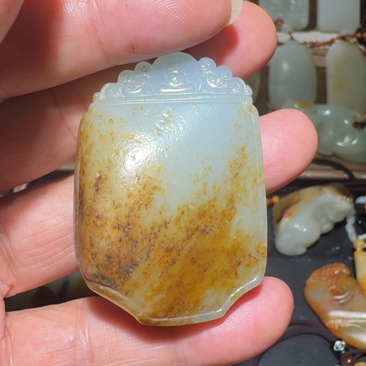 吊坠(不含链)未镶嵌和田玉T****R