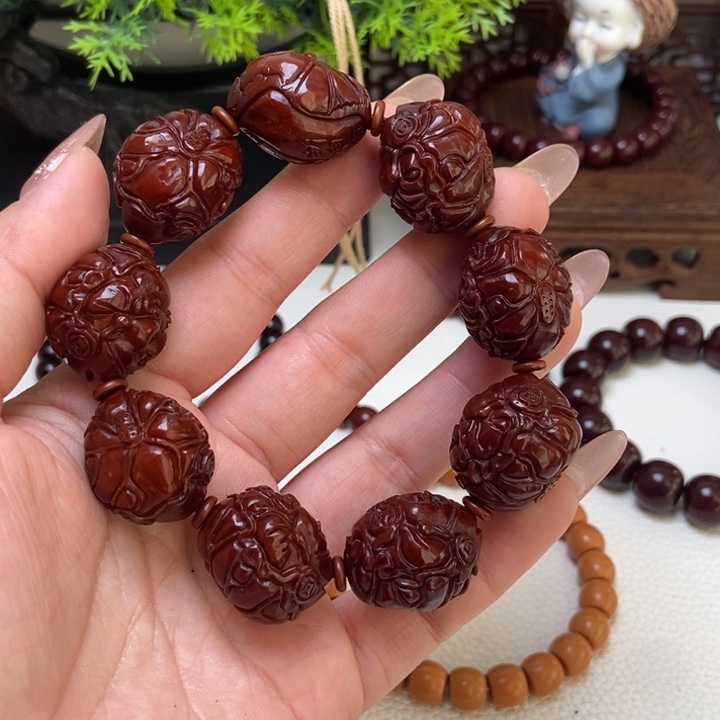 核桃手串/手链董*水橄榄核手串