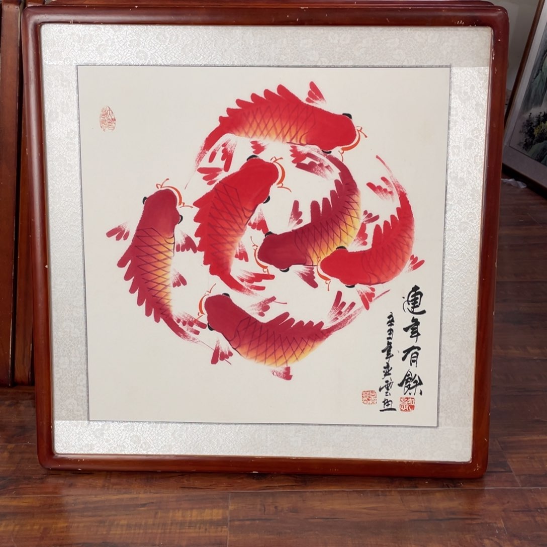 国画带框尺寸63*63厘米