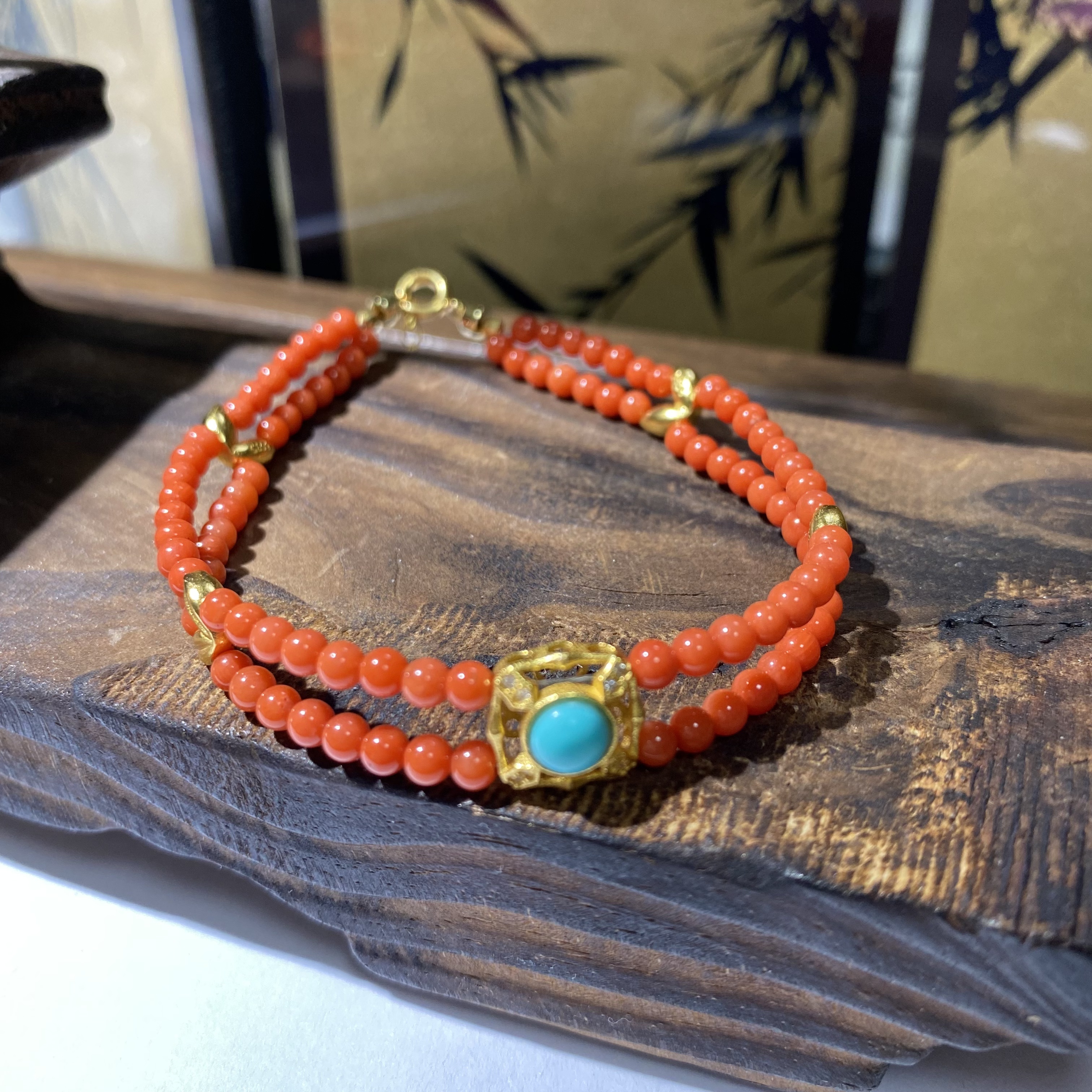 A1224YSX031—珊瑚手链