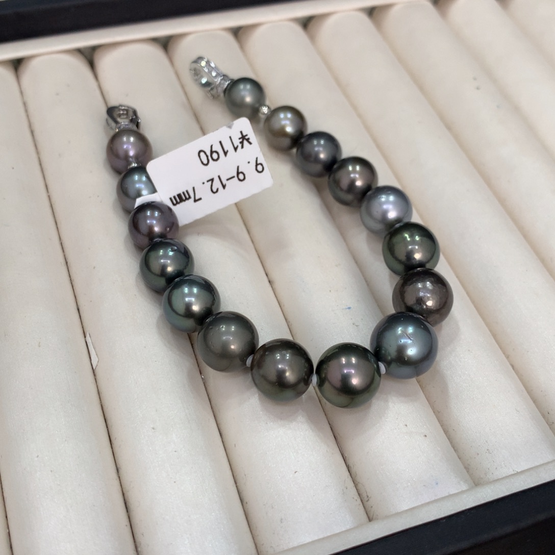 M***头海水珍珠颈饰未镶嵌大溪地手链9.9-12.7丸 福利款不退不换