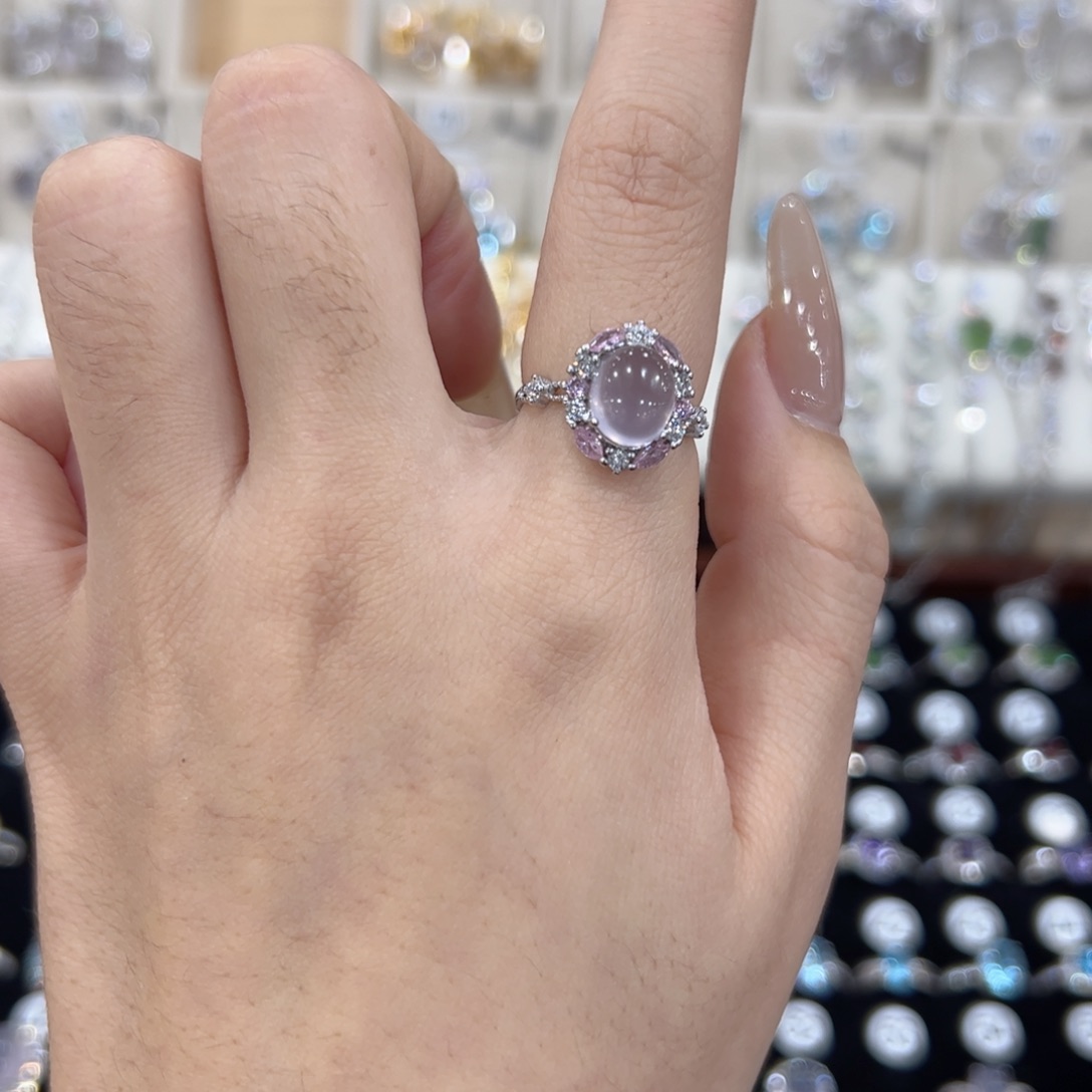 嘿***嘿萤石银S925镶嵌戒指