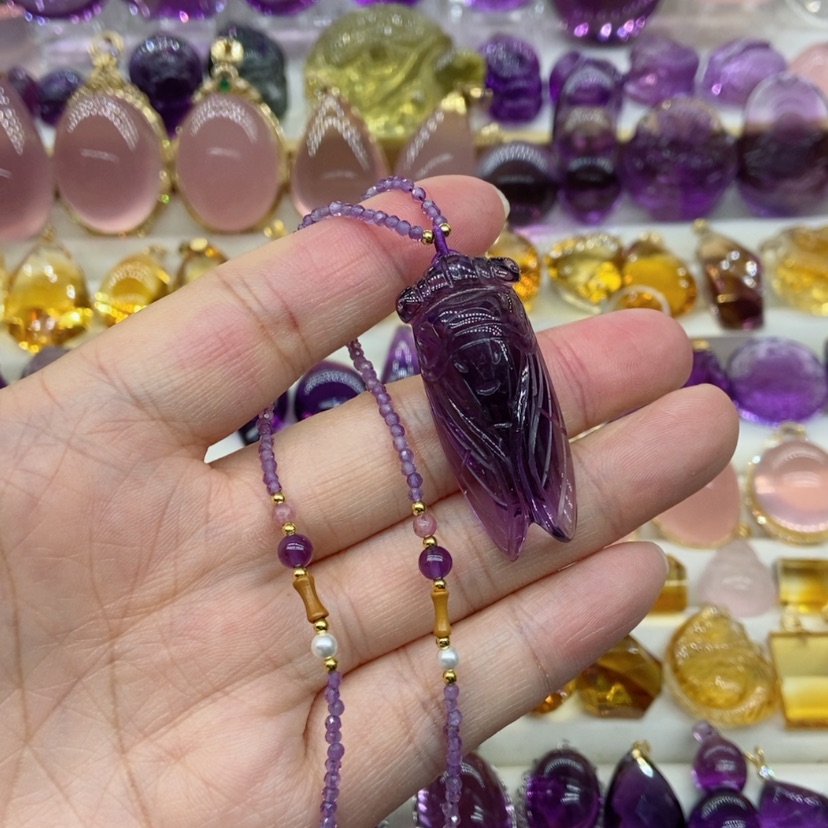 【闪购商品】水晶水晶吊坠未镶嵌