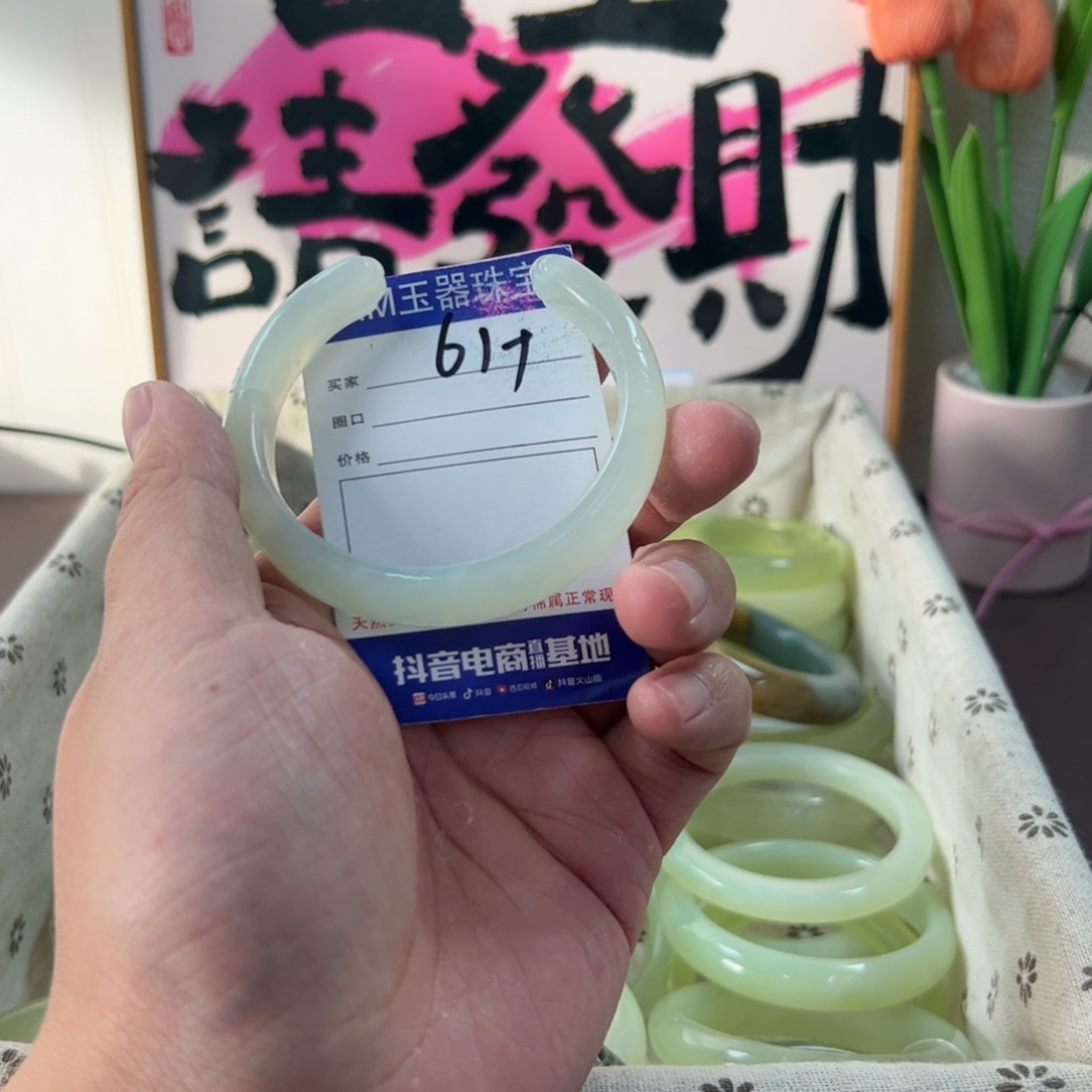 蛇纹石玉手镯未镶嵌171