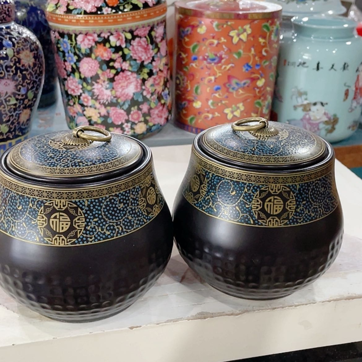 【闪购商品】罐陶瓷茶叶罐密封罐