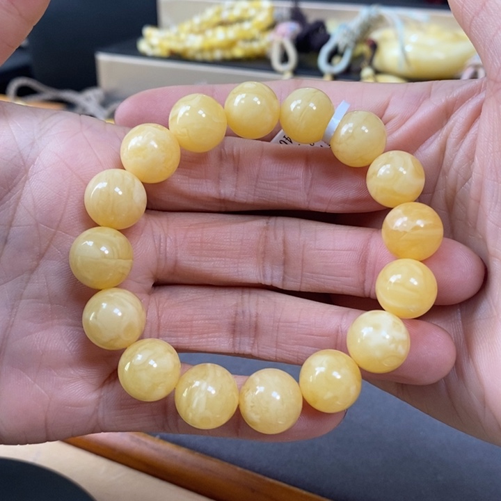 琥珀裸石未镶嵌单圈