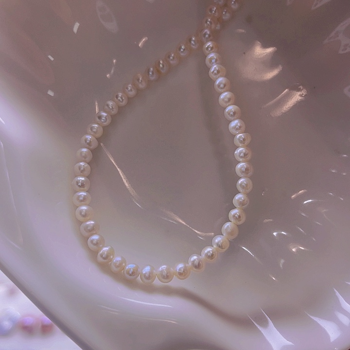 淡水珍珠手绳合金