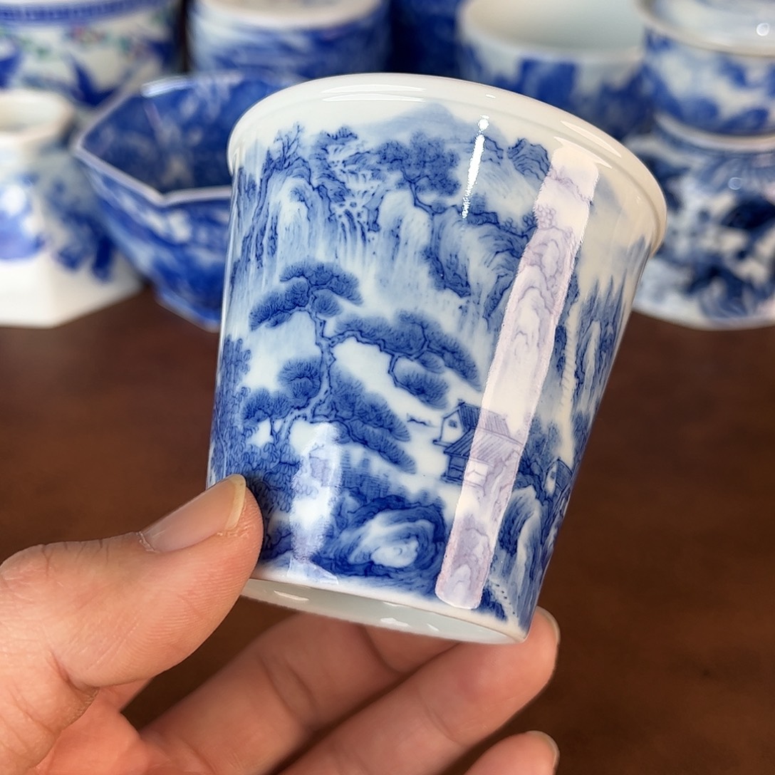 瓷片景德镇全手工手绘陶瓷