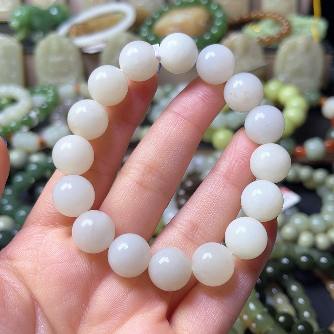 和田玉手链未镶嵌