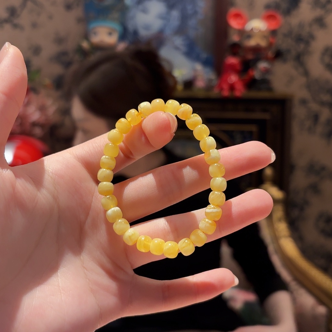 蜜蜡手串未镶嵌手串