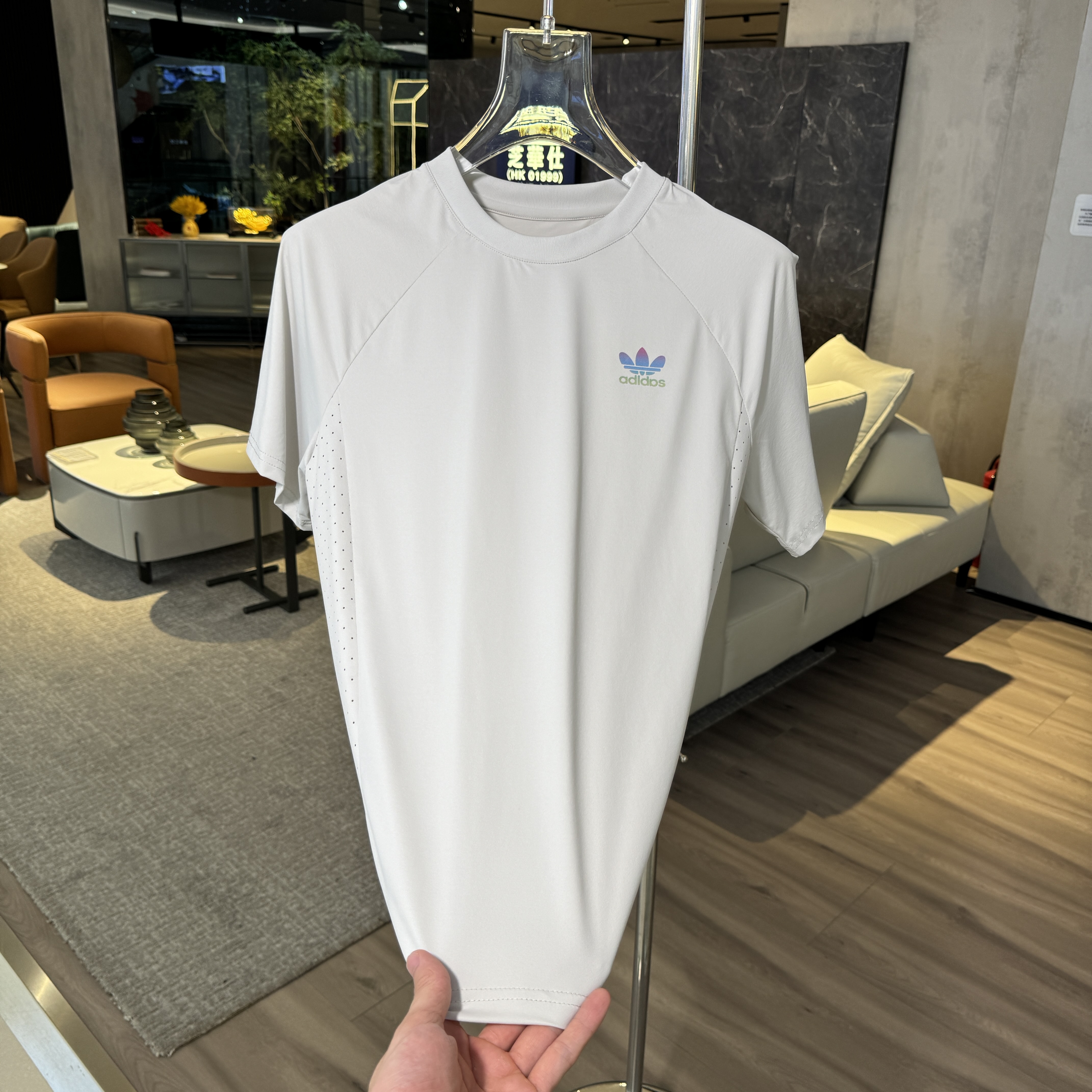 （jiao-三）男女同款打底速干短袖高级感