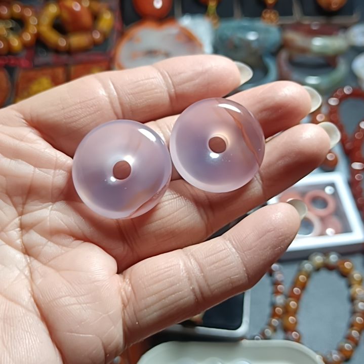 玛瑙/玉髓未镶嵌吊坠