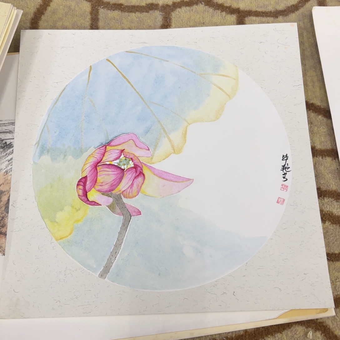 国画38-38卡纸作品童