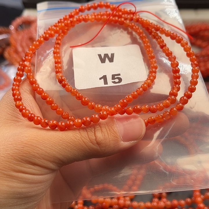 南红玛瑙未镶嵌多样性发货默认微瑕4mm