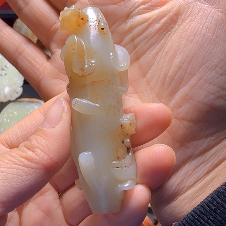 和田玉颈饰未镶嵌润*