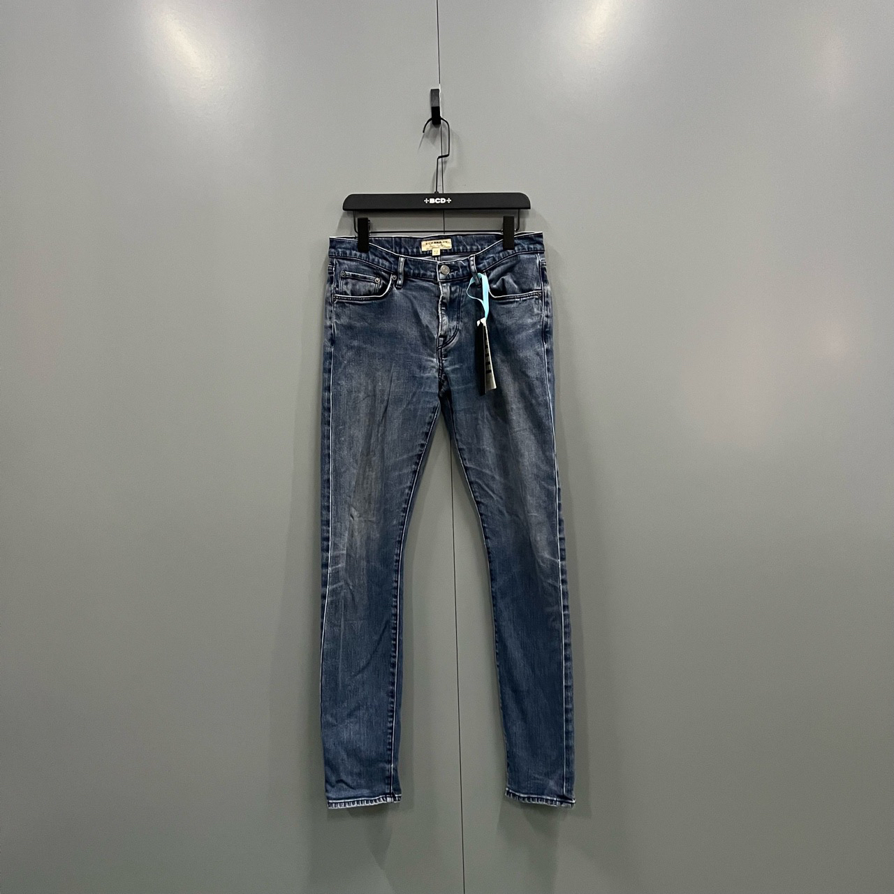 95新 BURBERRY/博柏利 (ll) 蓝色牛仔裤 31码/205543