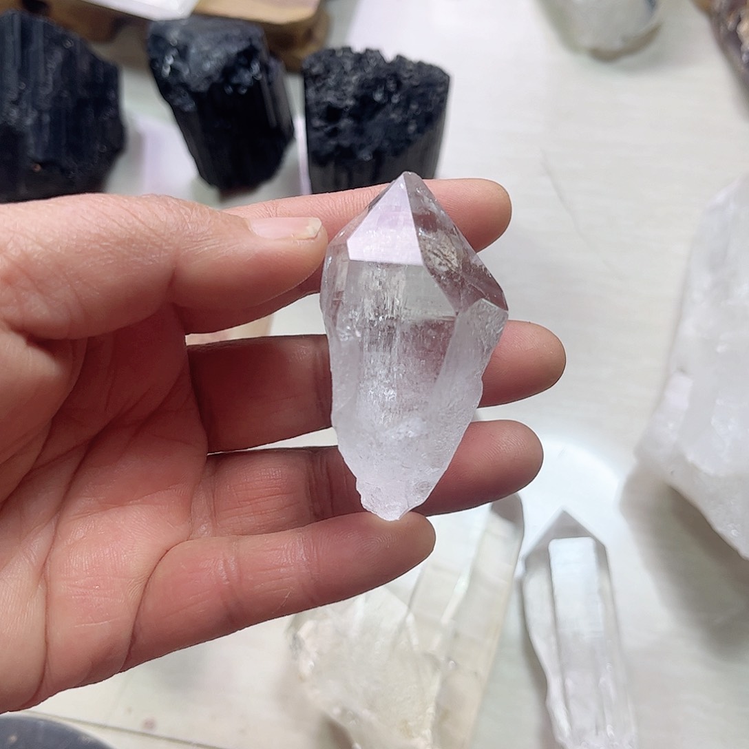 水晶天然水晶原石未镶嵌李*士