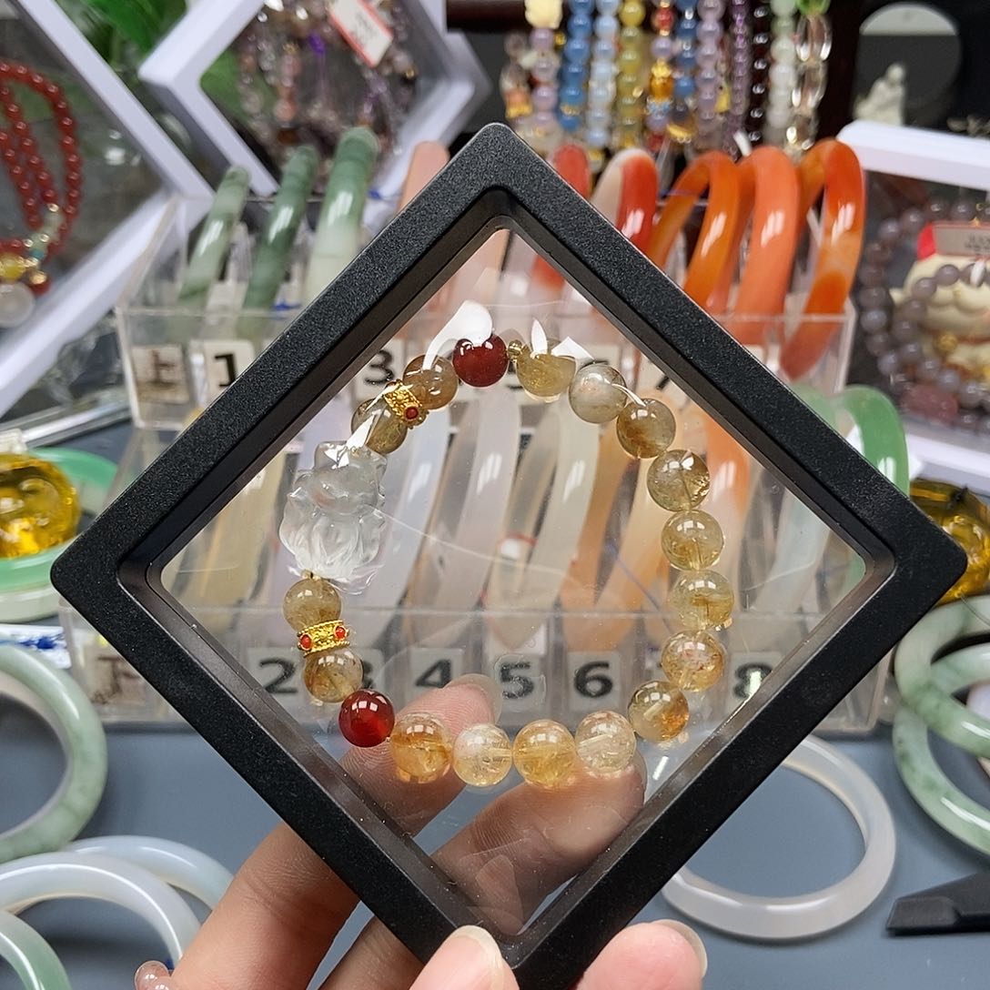 石英质玉手串未镶嵌14