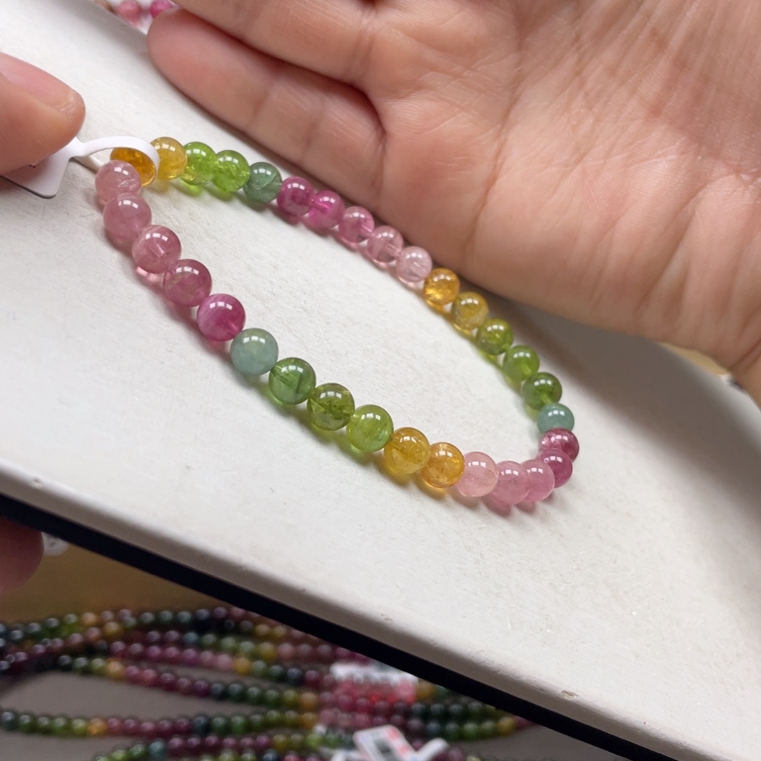 碧玺手串未镶嵌6mmmmmmmmmmmmmmmmmmmm