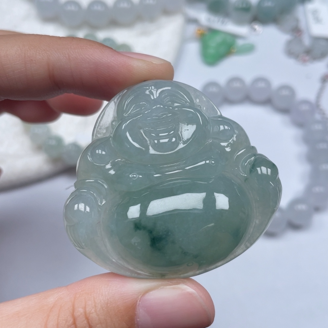 翡翠未镶嵌颈饰天然A货缅甸翡翠