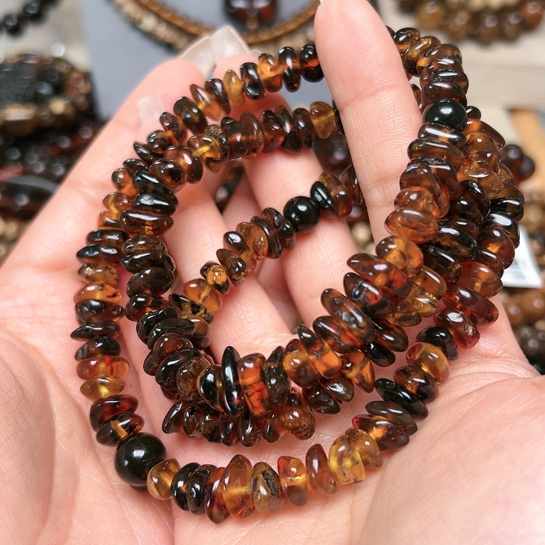 琥珀未镶嵌裸石抚顺琥珀30030