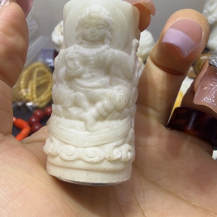 非洲紫檀（红花梨）白度母