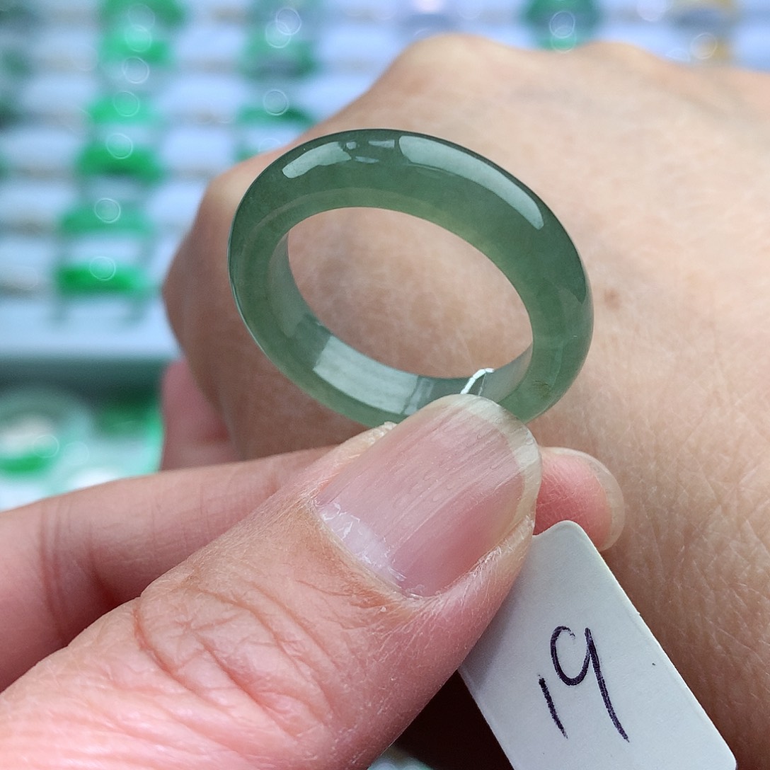 未镶嵌戒指翡翠19号