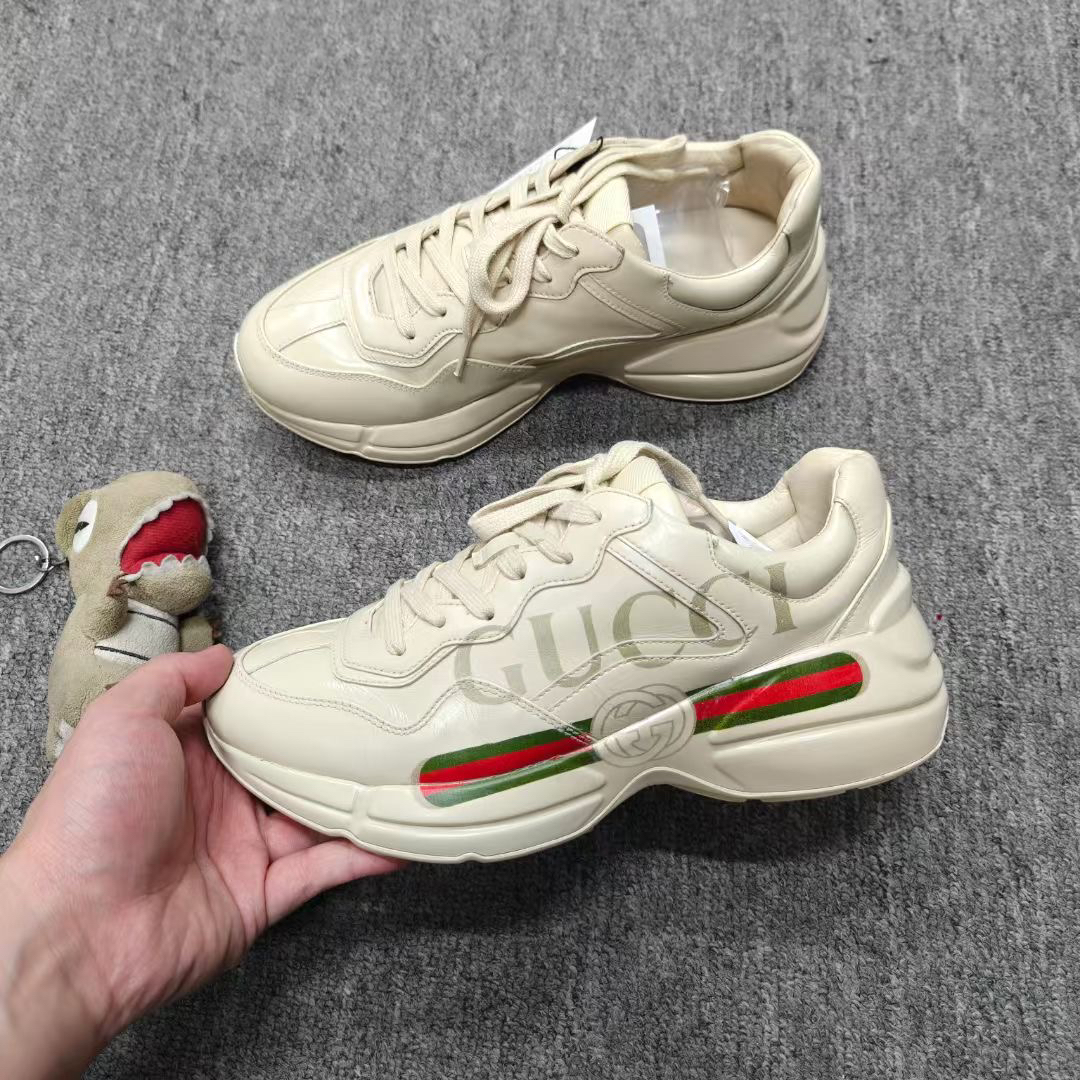 95新 GUCCI/古驰 腰带老爹鞋/40码 