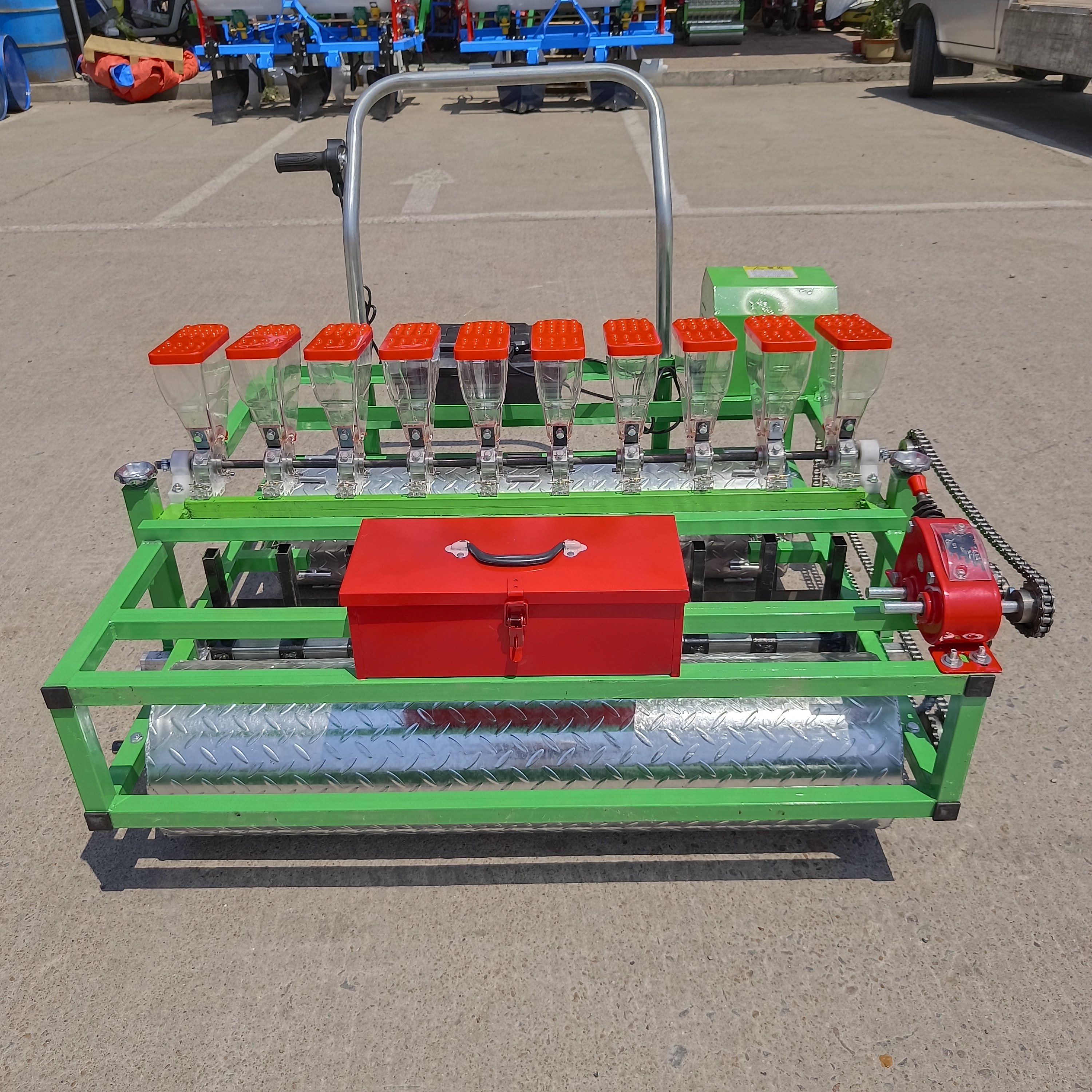 电动多功能蔬菜播种机农用菠菜香菜白菜等小颗粒精播机小麦