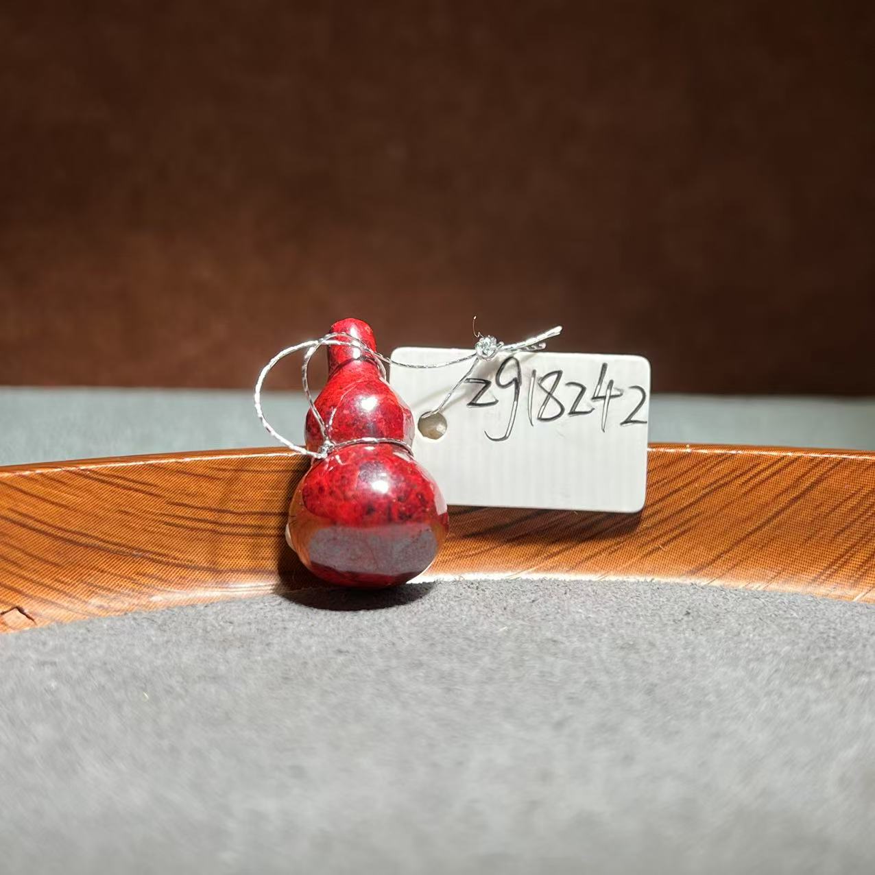 天然辰砂【张老斯珠宝】朱砂葫芦吊坠zg18242