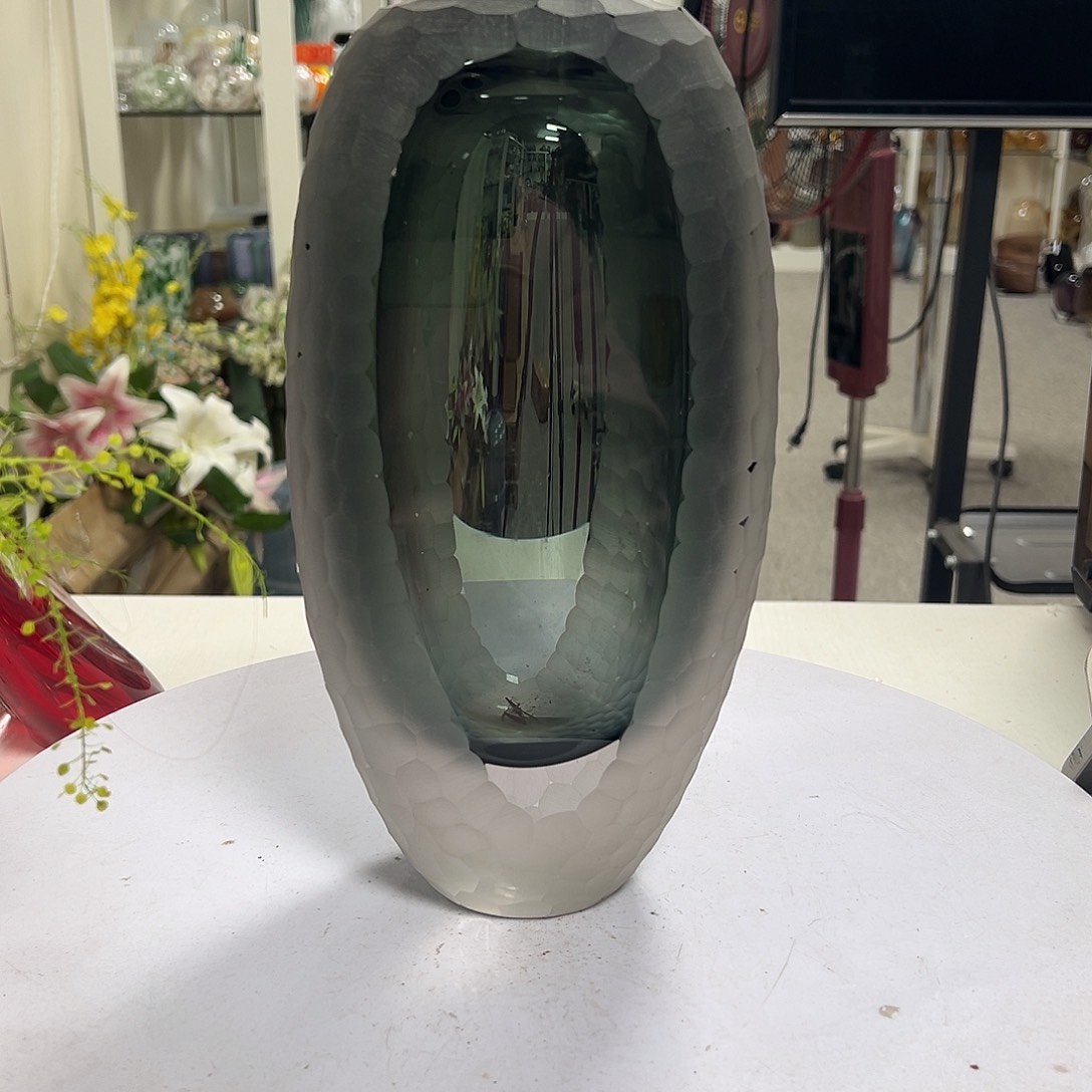 琉璃高26烟灰琉璃花器