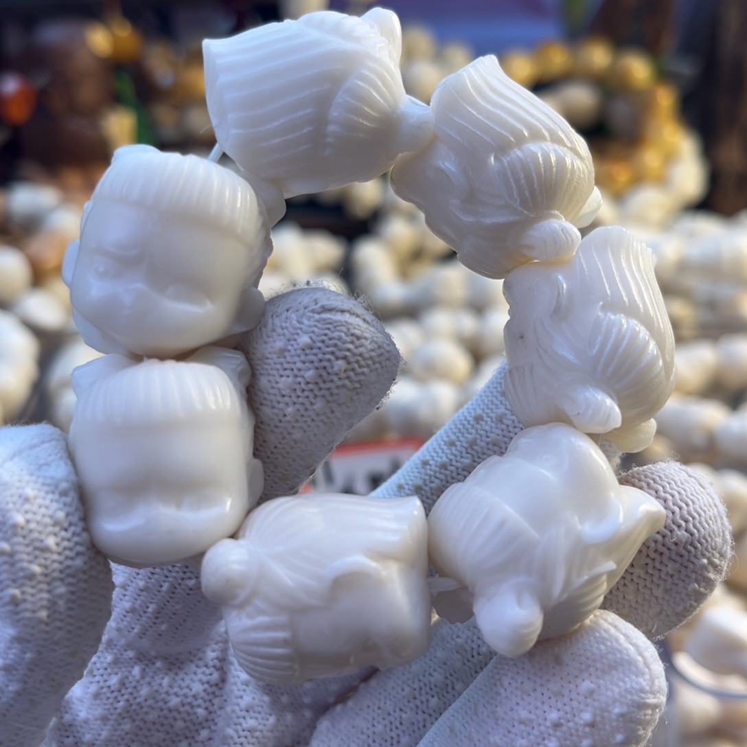 菩提根/象牙果手串全品1号链接编号08哪吒7.8/颗