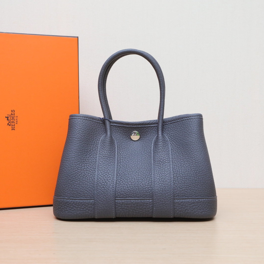 99新 Hermes/爱马仕 【66特价】Mini 花园 23 85石板灰 K刻 银扣