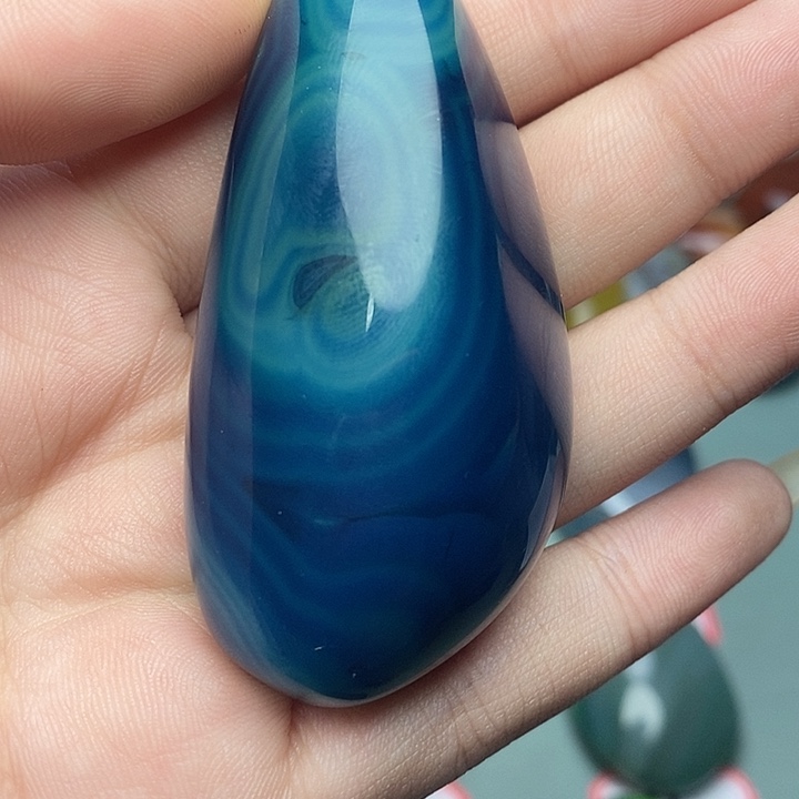 用***1玛瑙/玉髓未镶嵌吊坠(不含链)