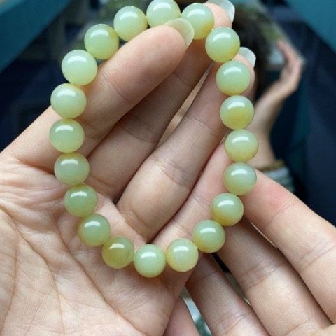 和田玉未镶嵌手链110