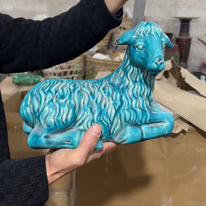 摆件高22宽28公分微瑕做旧款