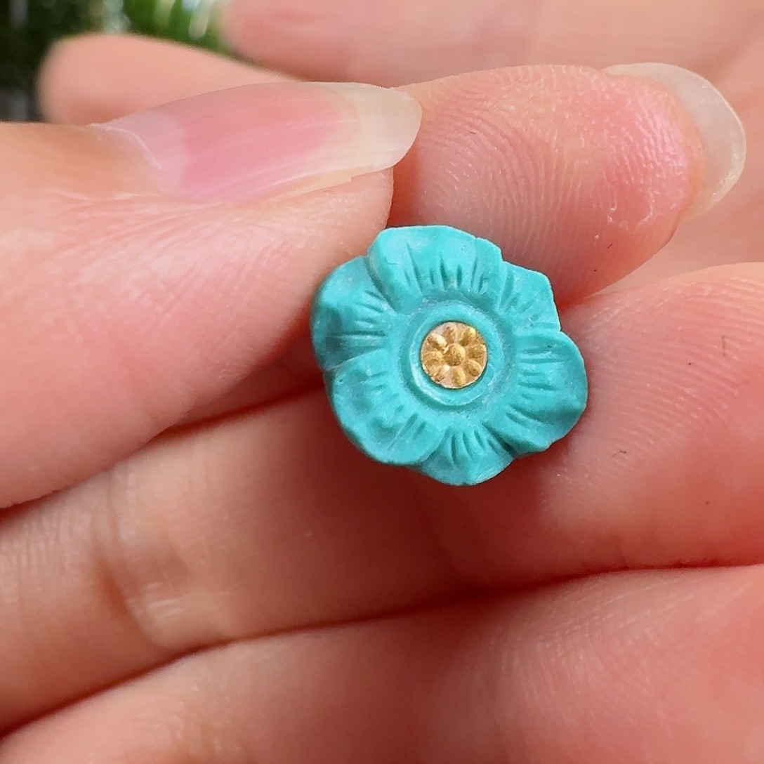 绿松石珠宝奇石未镶嵌