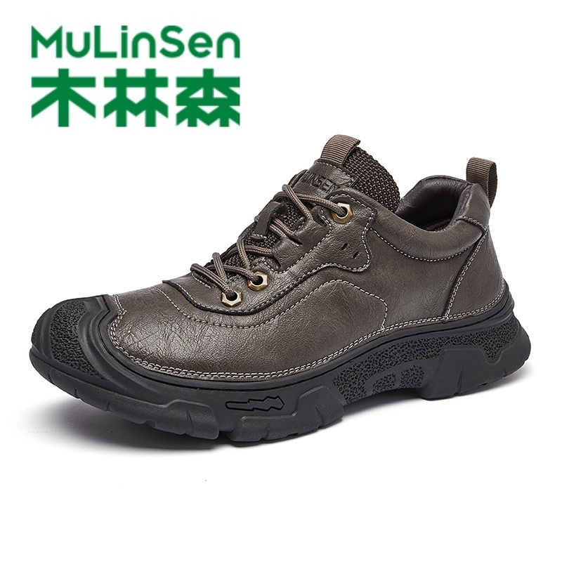 【户外系列】木林森男鞋运动防水防滑耐磨休闲鞋时尚休闲鞋L223285