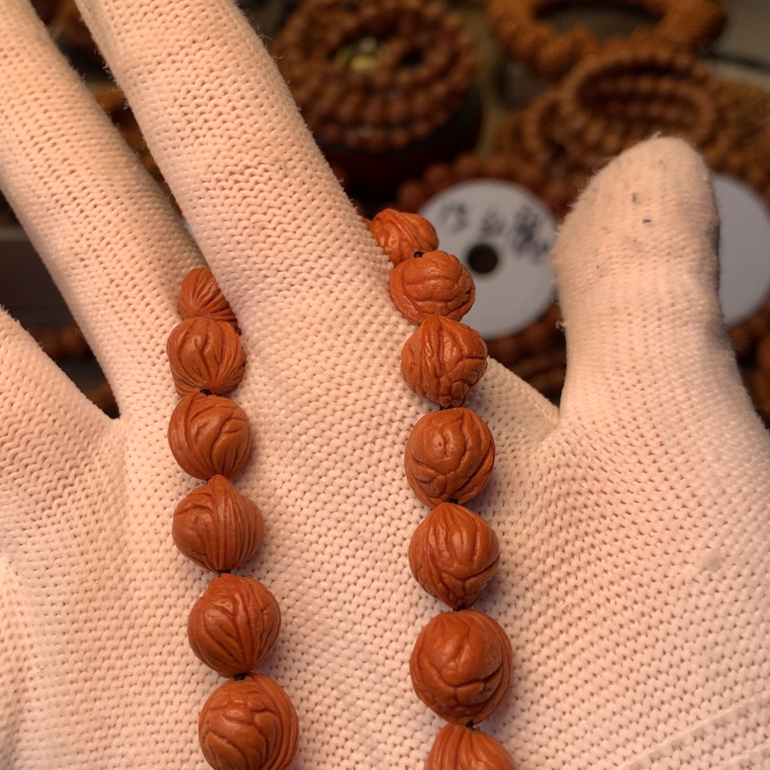 遇***慧手串桃核秦岭龙纹