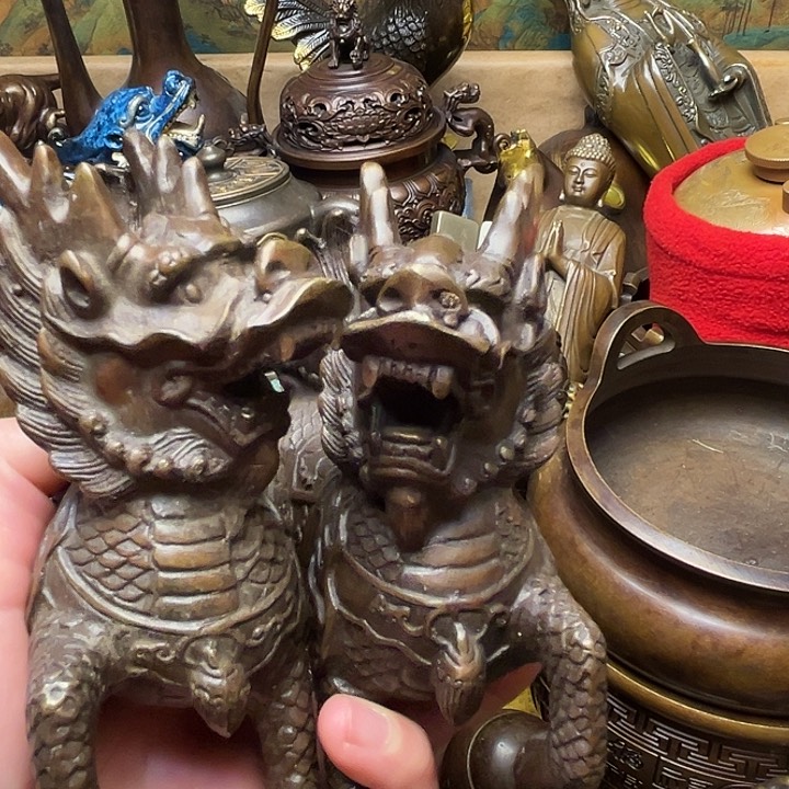 精美铜器批发档口